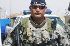 Image of a veteran in his gear.
