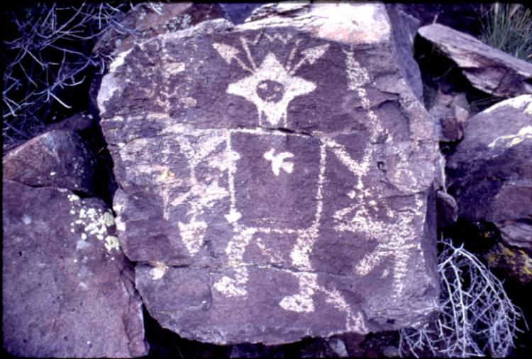 Image of astronomy rock art.