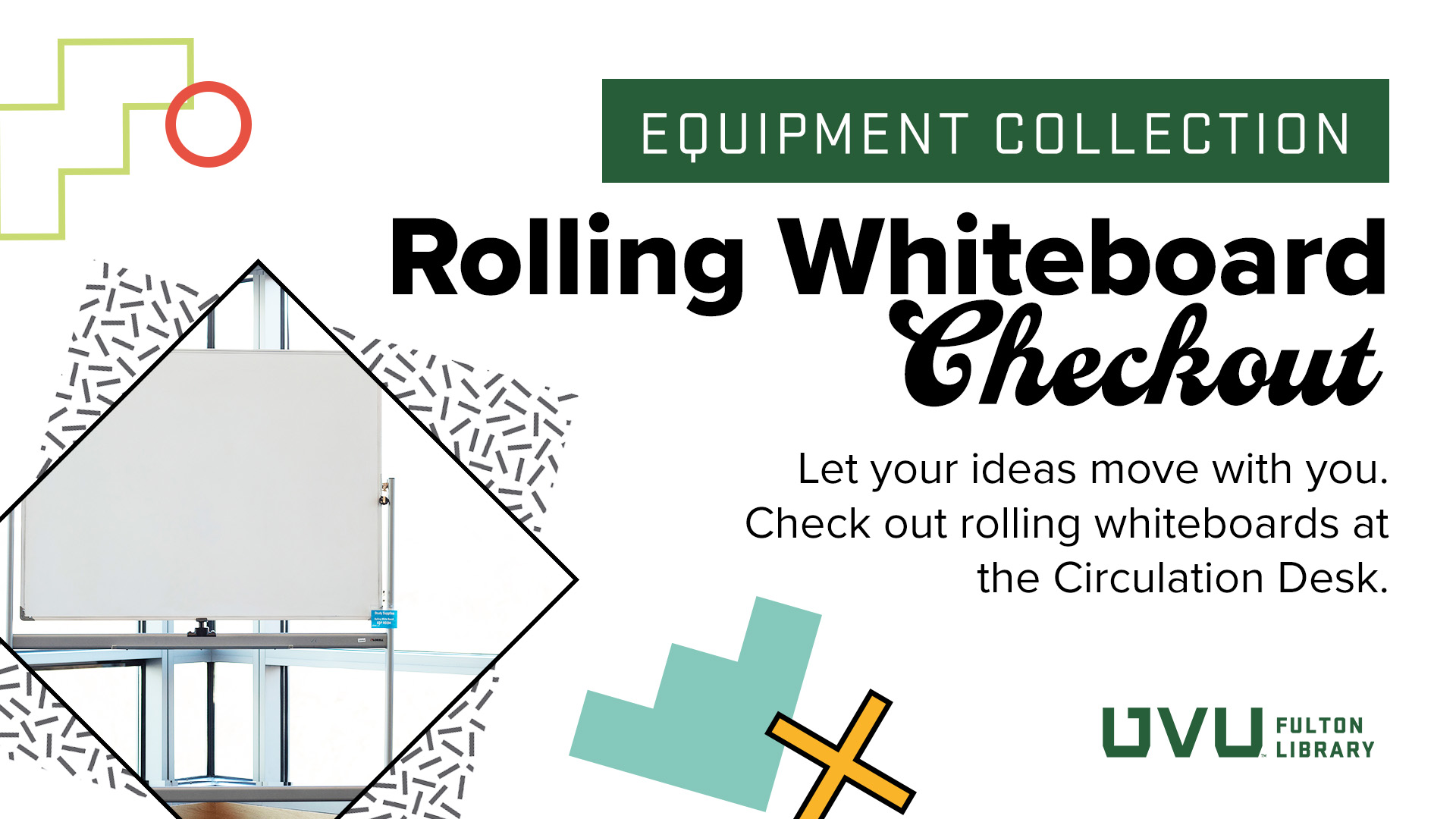 Rolling whiteboard