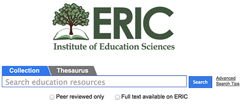 Eric database screenshot