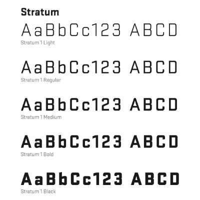 80th campaign graphics stratum font example.