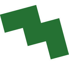 A large green squiggle.