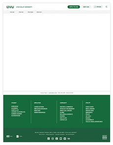 Blank web template example