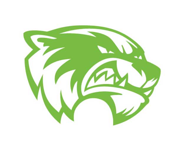 Altered colored mascot.