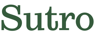 Sutro typeface