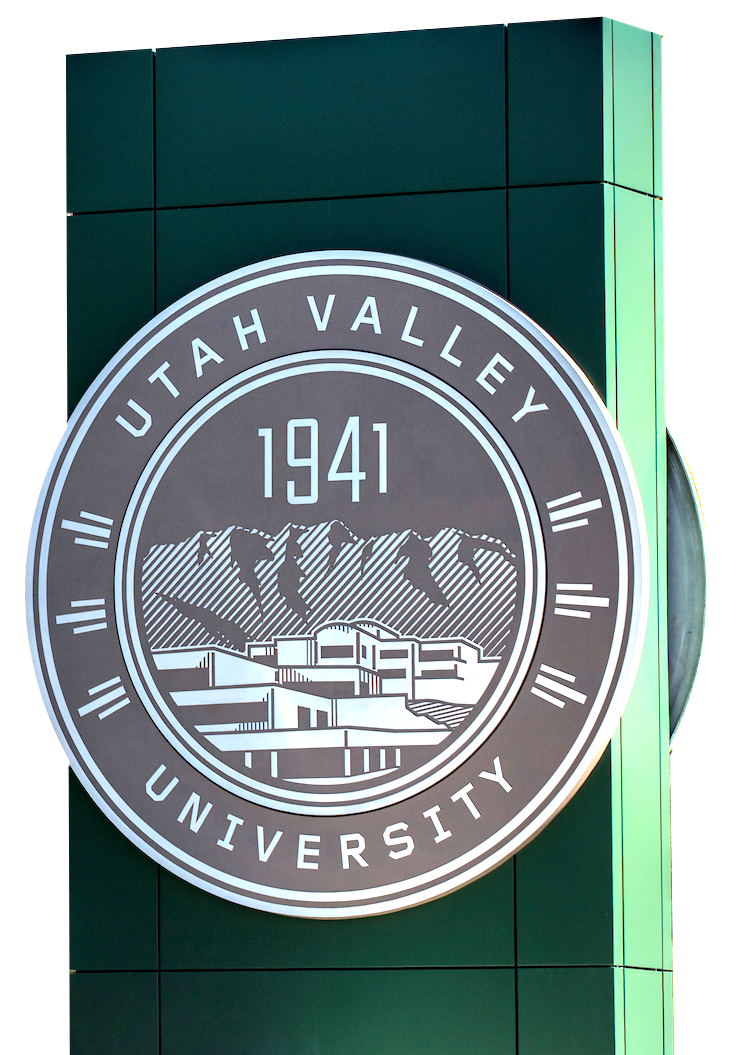 UVU sign