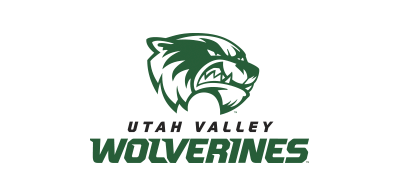UVU mascot/wordmark combo UVU mascot/wordmark combo