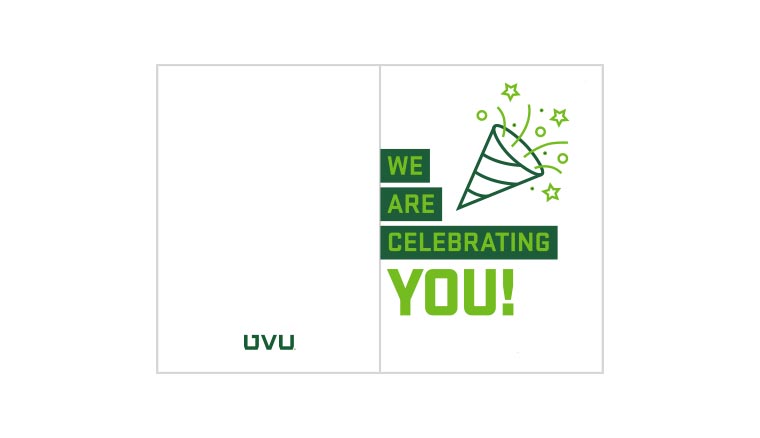 Card - We Are Celebrating You