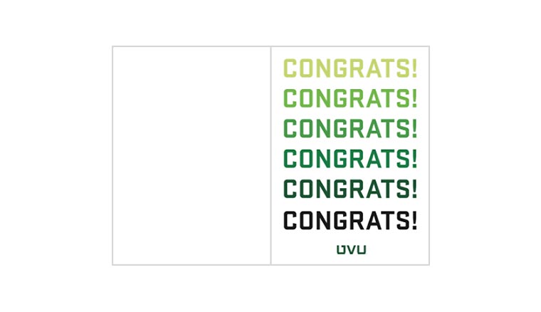 Card - Congrats Repeat