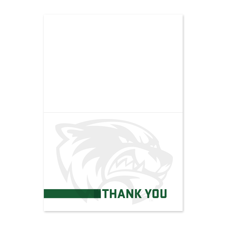 Card - Thank You Mascot