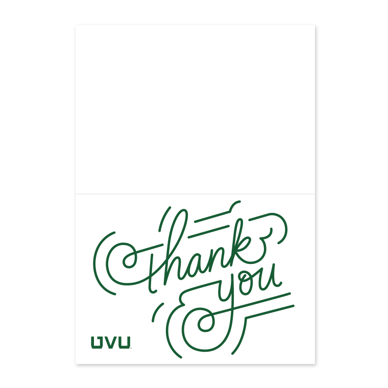 Card - Thank You Script