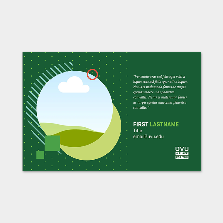 Postcard - Template 33