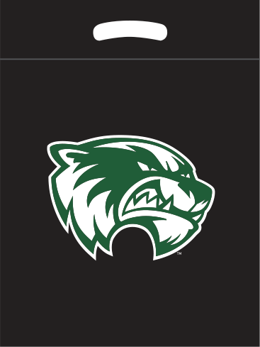 Black bag with white print Black bag with white print