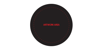 Coasters – blank – black