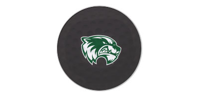 Mascot – Black ball – White and Green