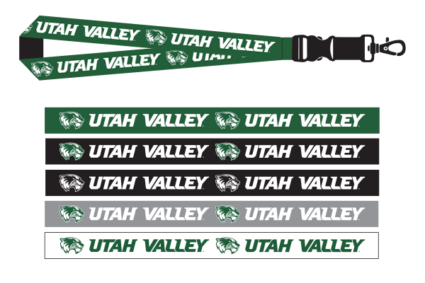 single-sided mascot with Utah Valley