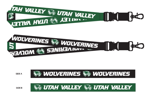 two-sided mascot with Utah Valley with Wolverines
