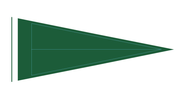 Pennant - Template - Green