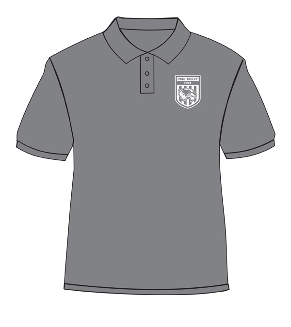 Grey shirt with white ink