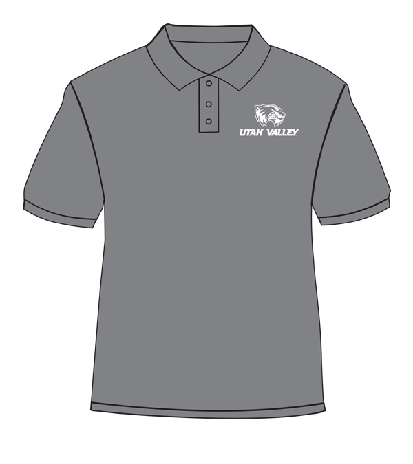 Grey shirt with white print