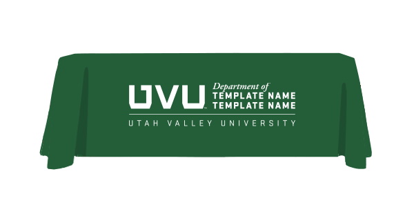 UVU Official Table Cloth Green