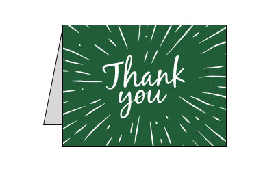 UVU Thank You Card