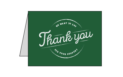 UVU Thank You Card