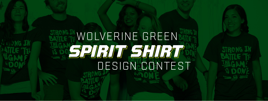 UVU students in t-shirts for contest