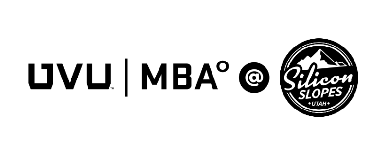UVU MBA and Silicon Slopes Cobranded logo