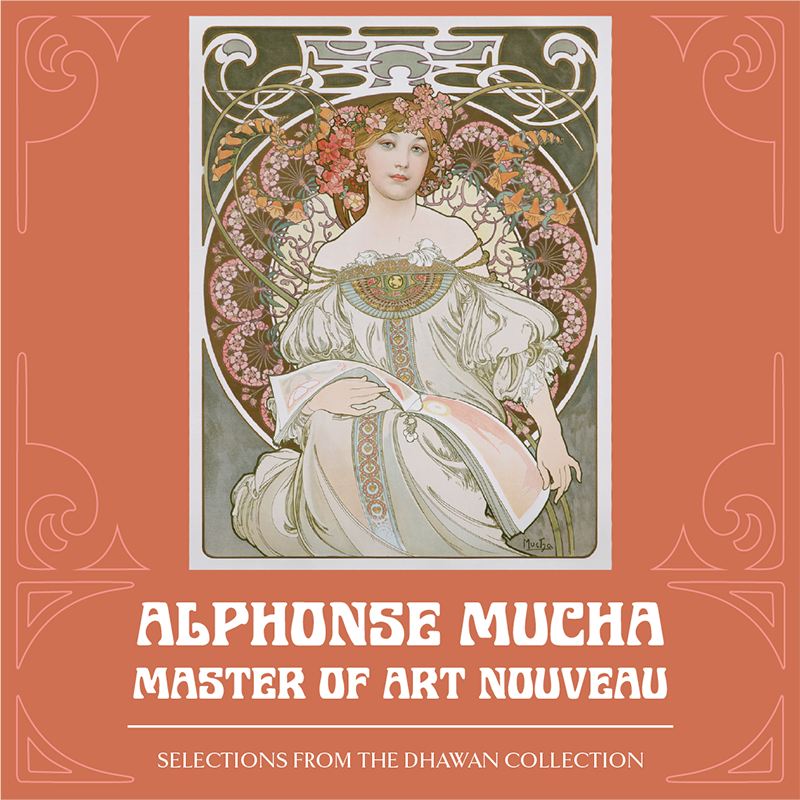 Mucha exhibition graphic