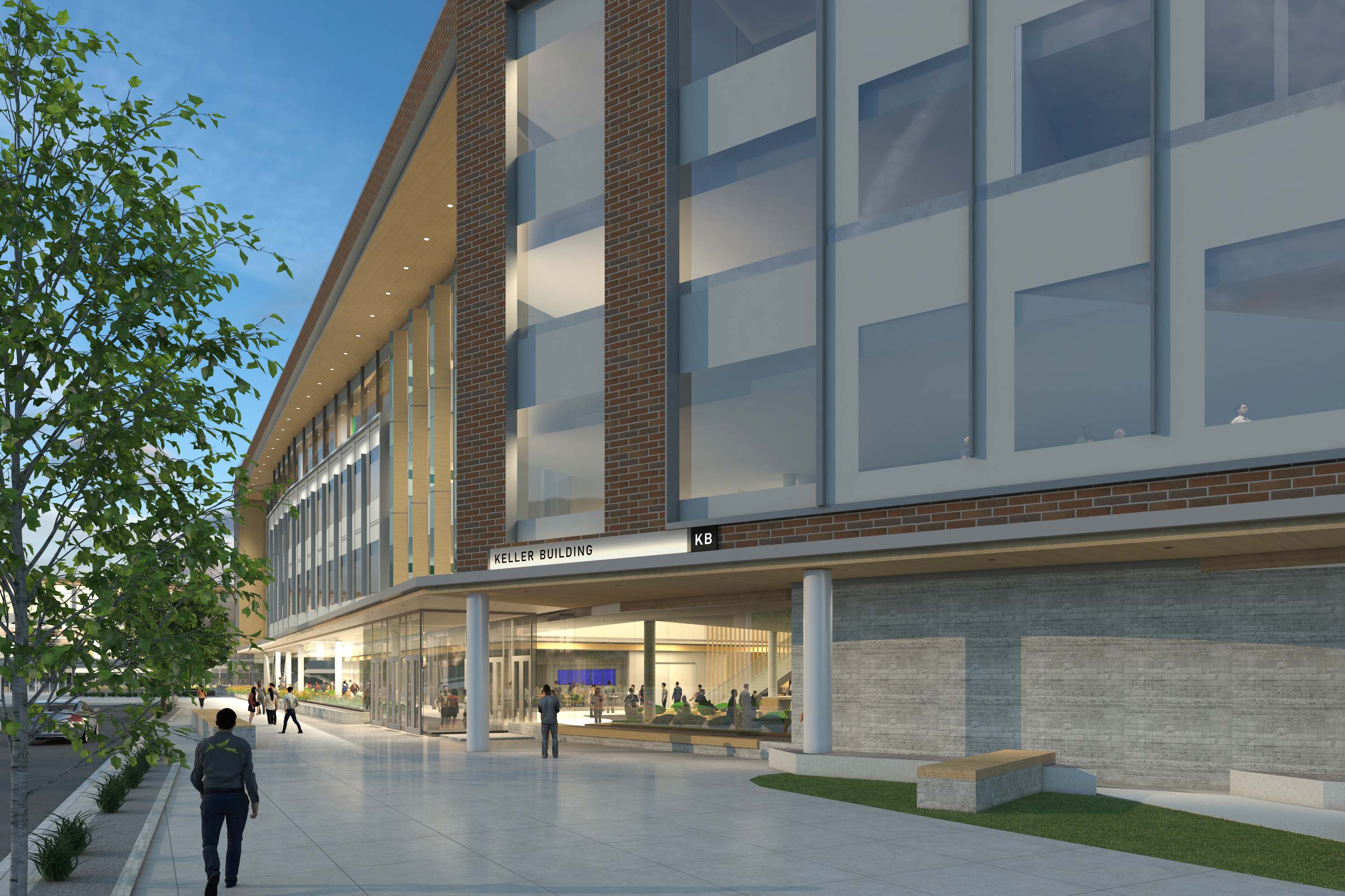 Rendering of new UVU Keller Building