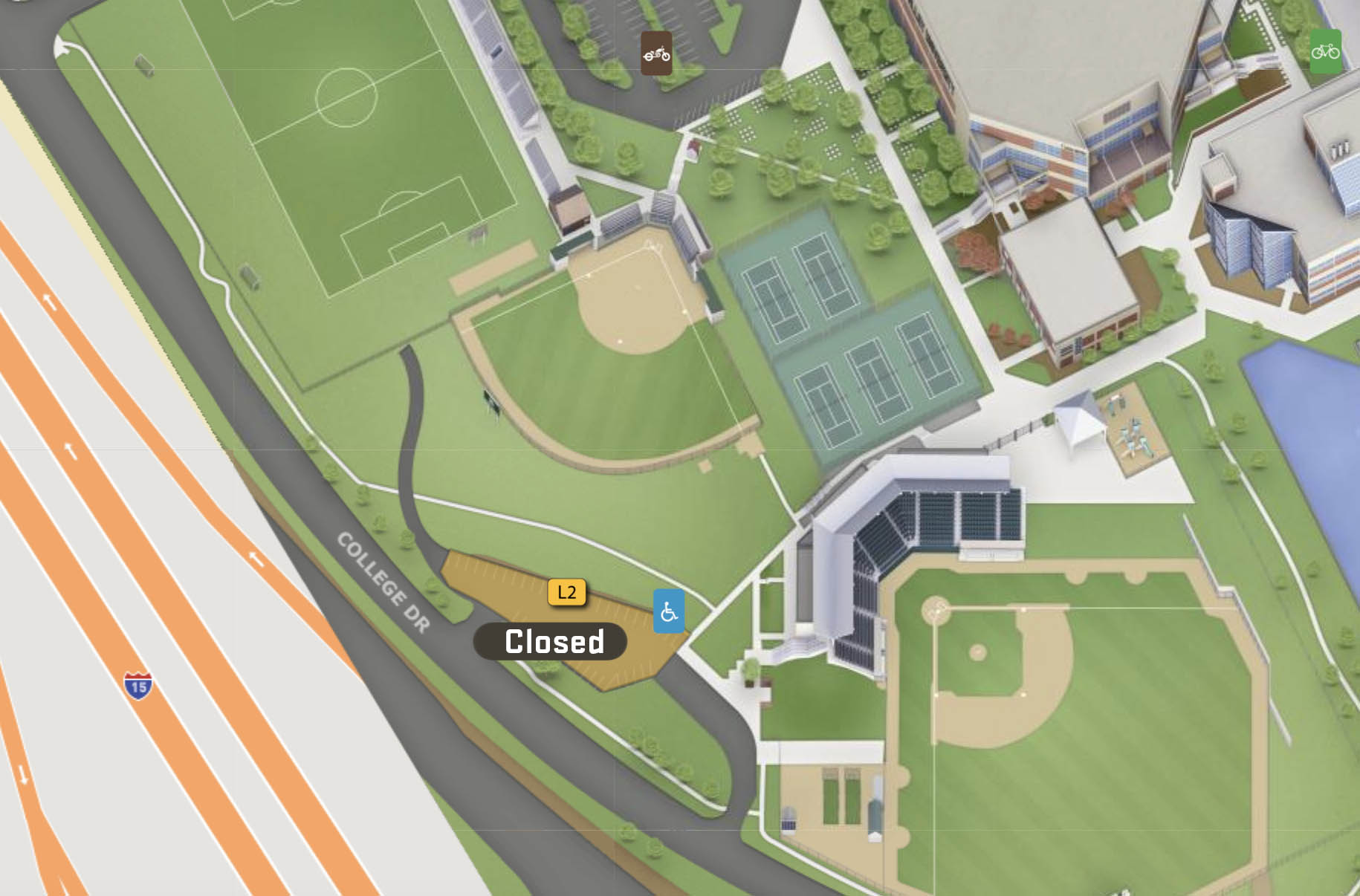 Parking Lot L-2 Map