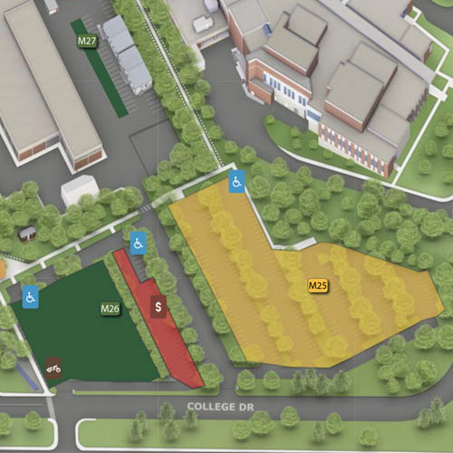 UVU Parking Map