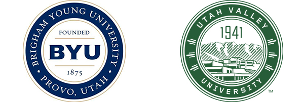 BYU and UVU seals