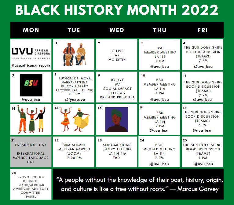 Black History Month events