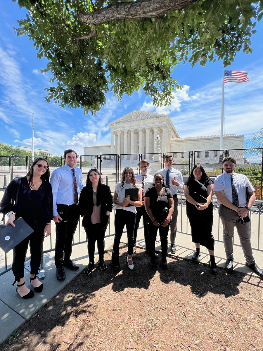 UVU NSS students in Washington, D.C.