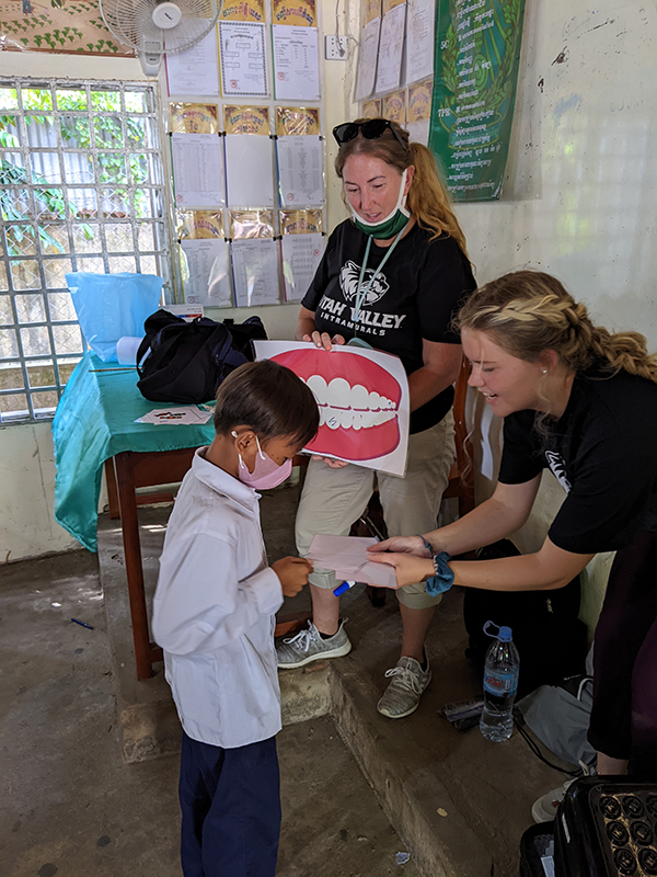 UVU students in Cambodia