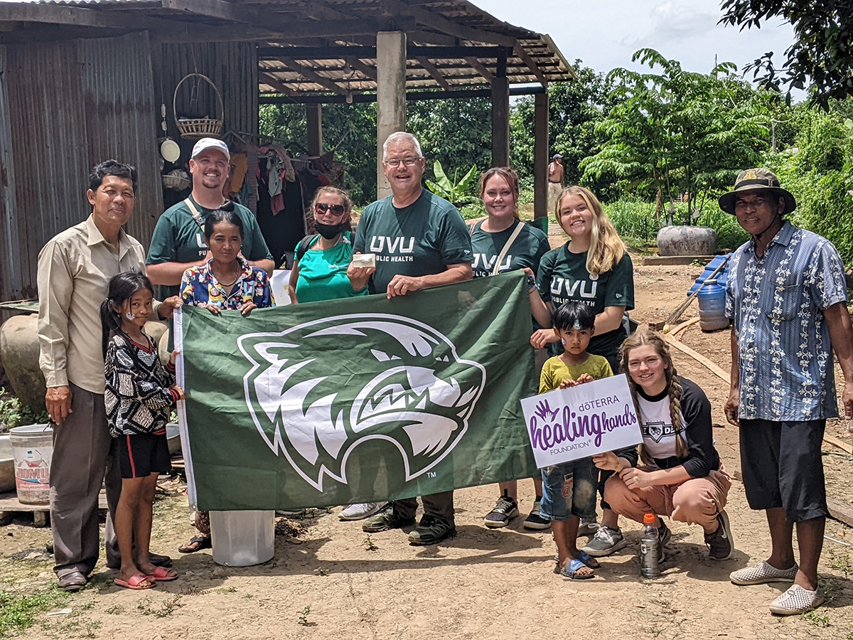 UVU students in Cambodia