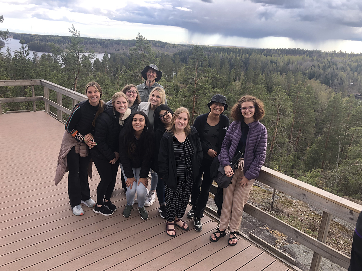 UVU students in Finland