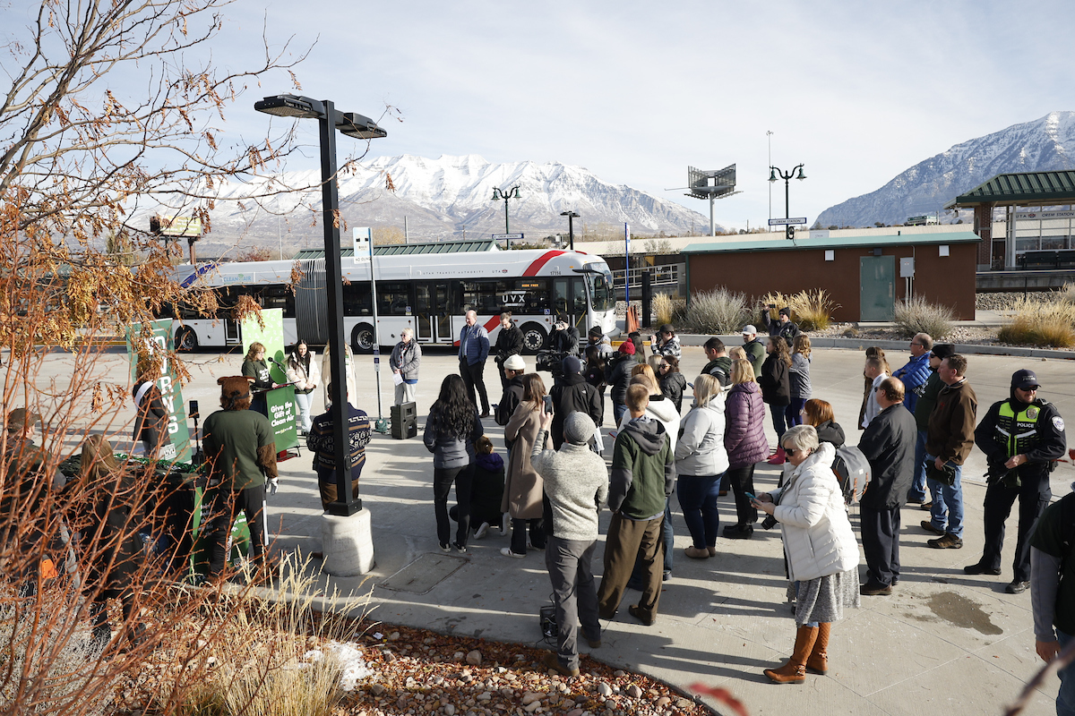 UVU clean air press conference