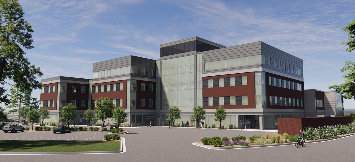 Rendering of the new UVU engineering building