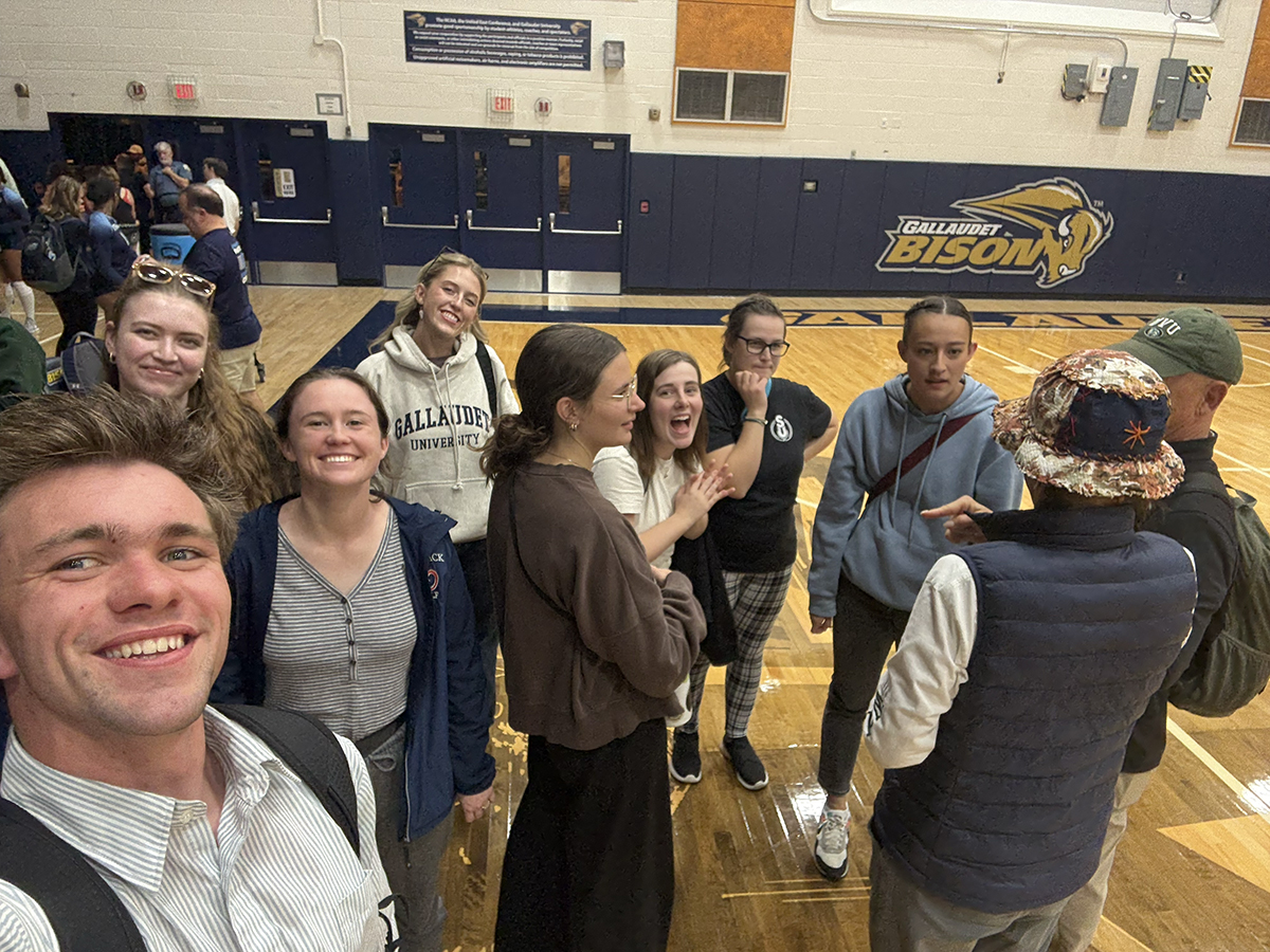 UVU ASL students at Gallaudet University