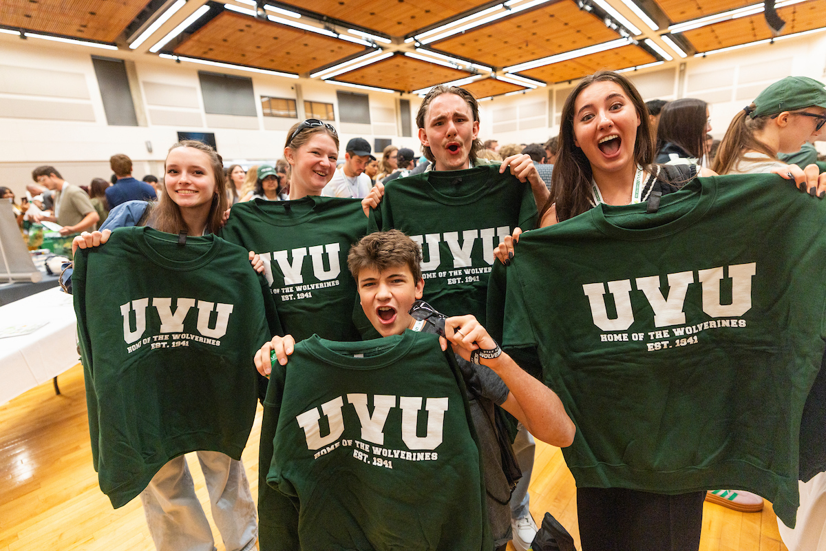 New UVU students at College Day