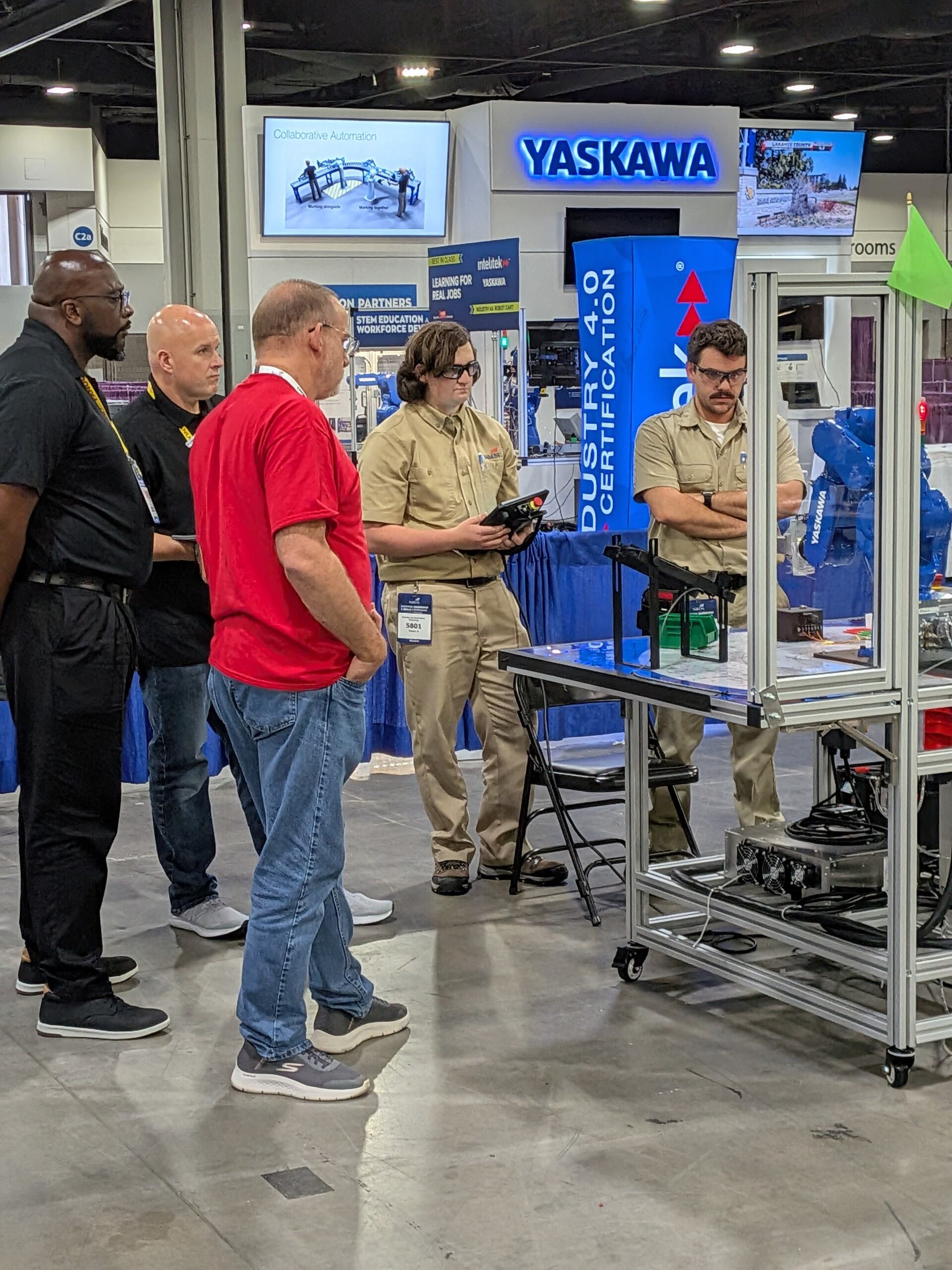 Judges and contestants at SkillsUSA 2025