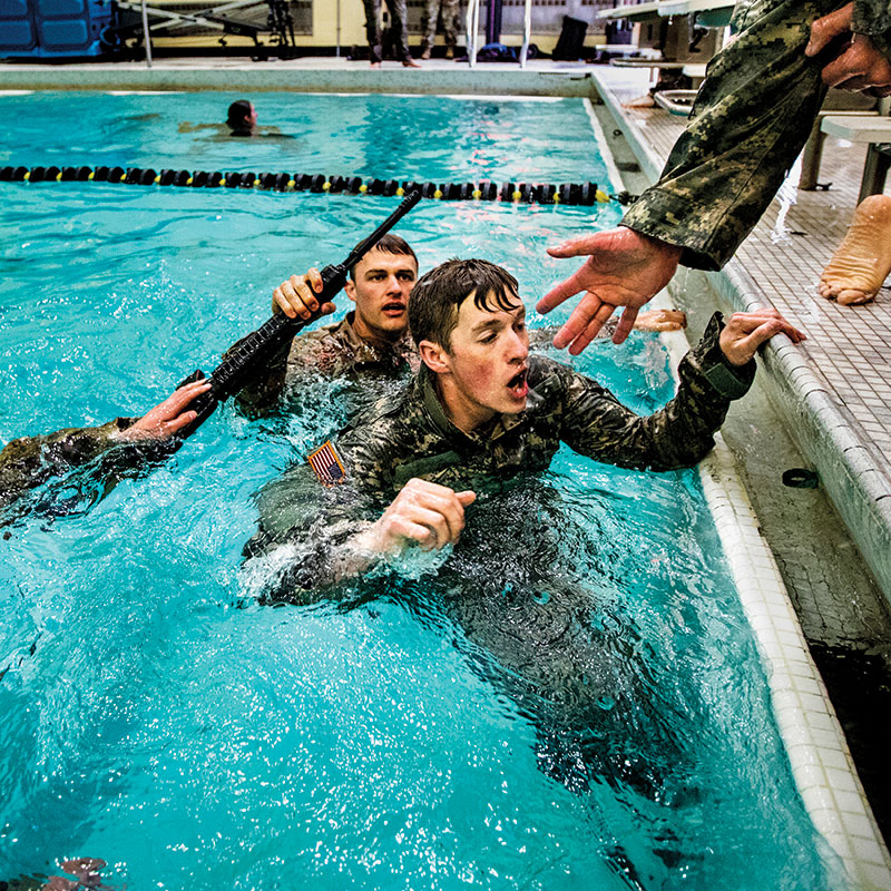 ROTC pool challenge