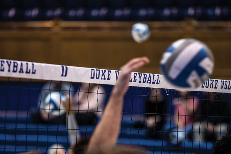 Courtney Wright assists with marketing several NCAA teams at Duke University