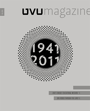 Fall 2011 UVU Magazine issue cover