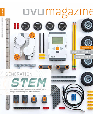 Spring 2014 UVU Magazine issue cover