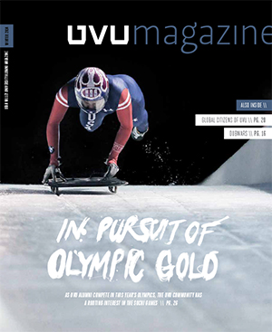 Winter 2014 UVU Magazine issue cover