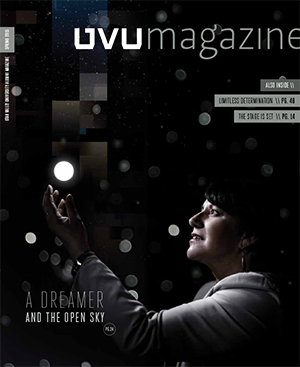 Spring 2015 UVU Magazine issue cover
